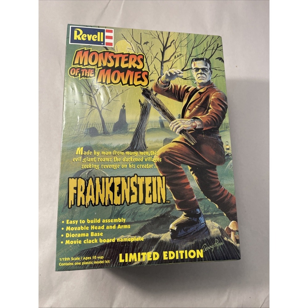 Revell 1/12 Scale Monsters of the Movies Universal Monsters Frankenstein Model - Picture 11 of 12